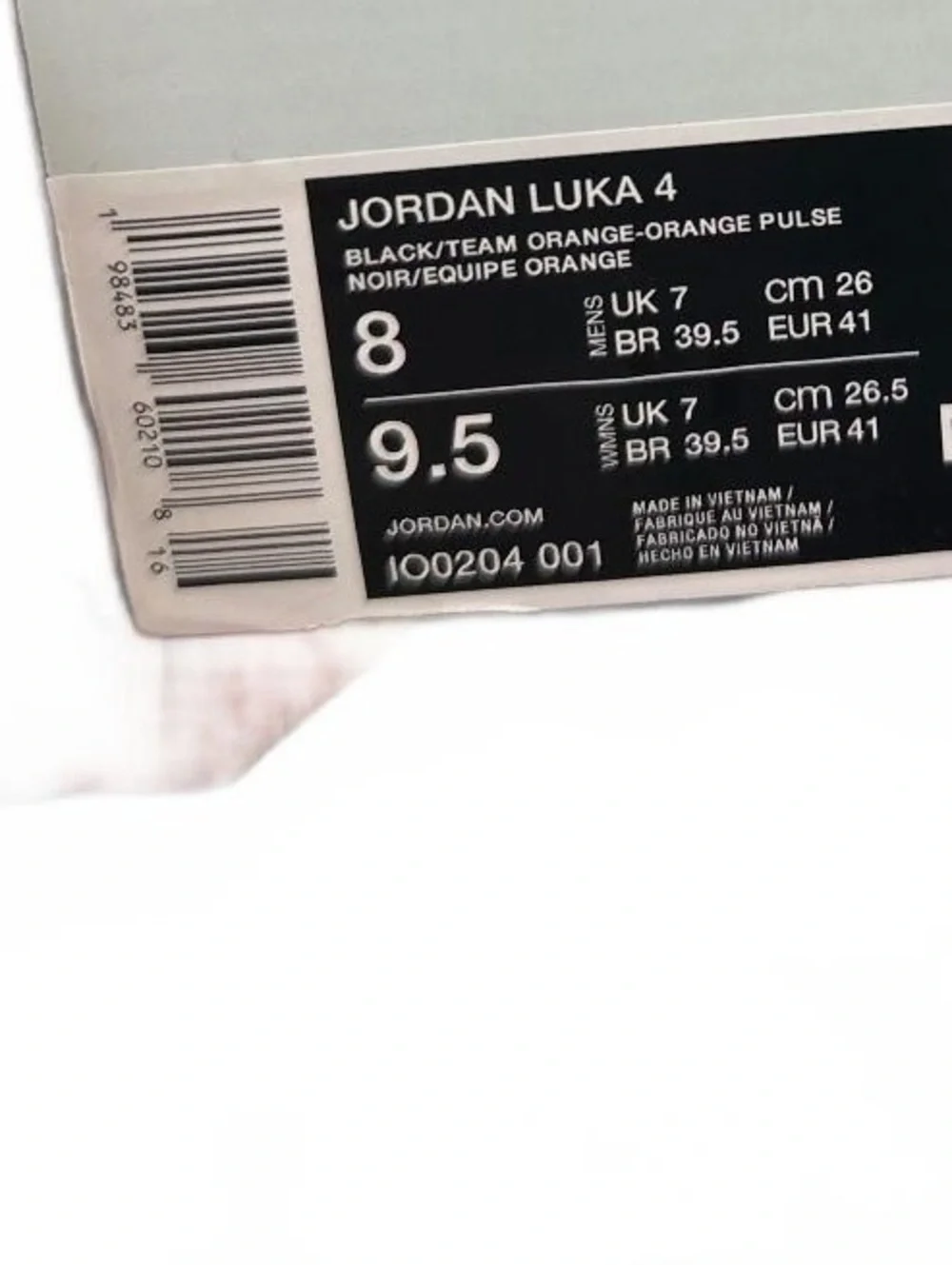 Jordan new box